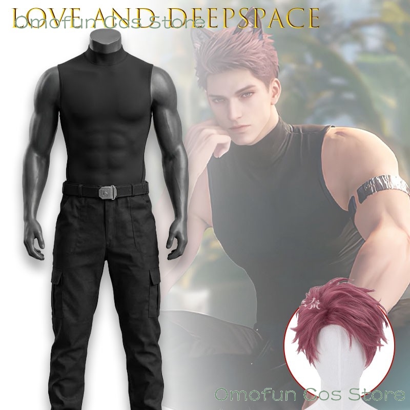 Sleeveless Jumpsuit - Мужской косплей-топ без рукавов Love And
