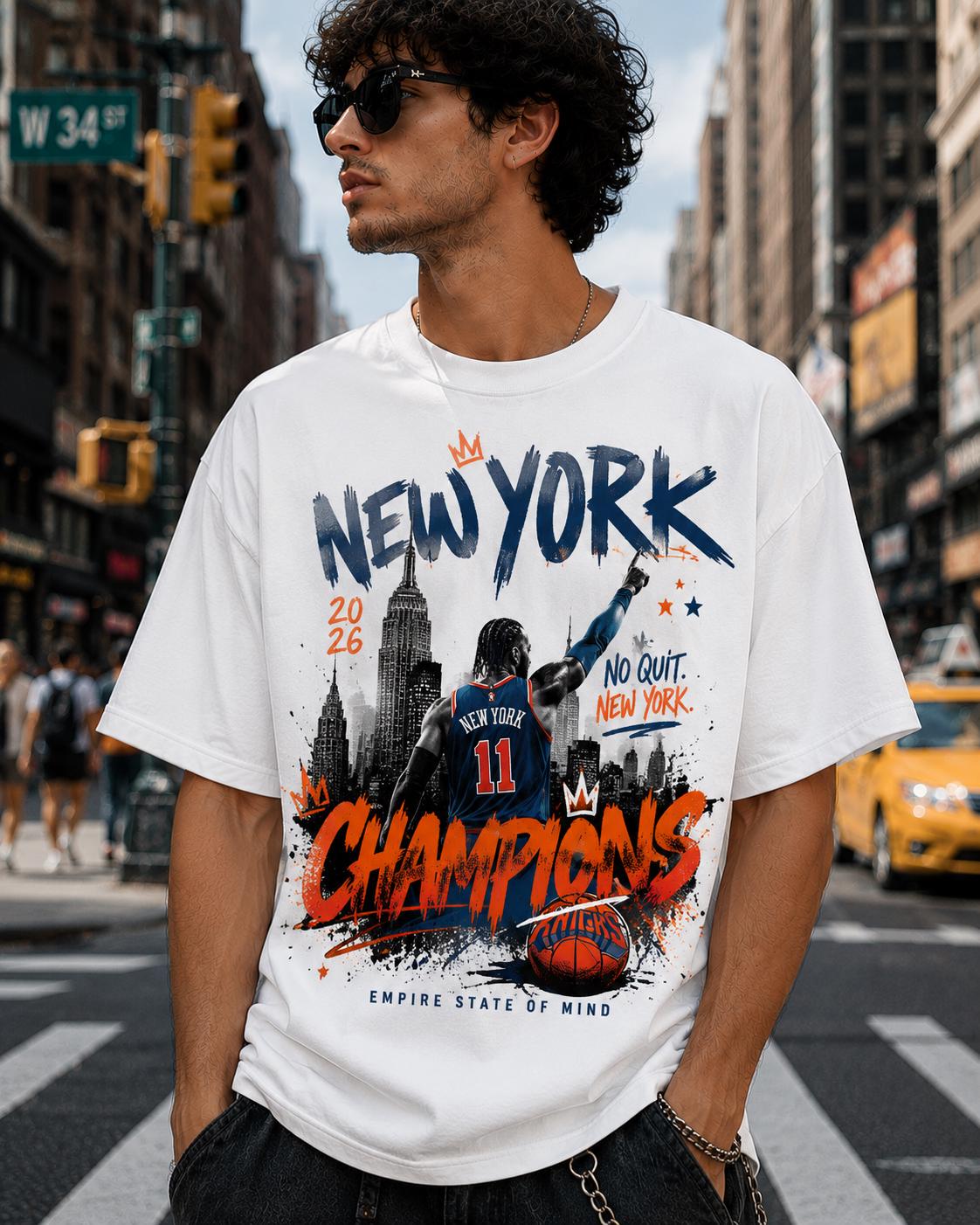 Women'S Fashion York - Футболка Jalen Brunson New York Champion