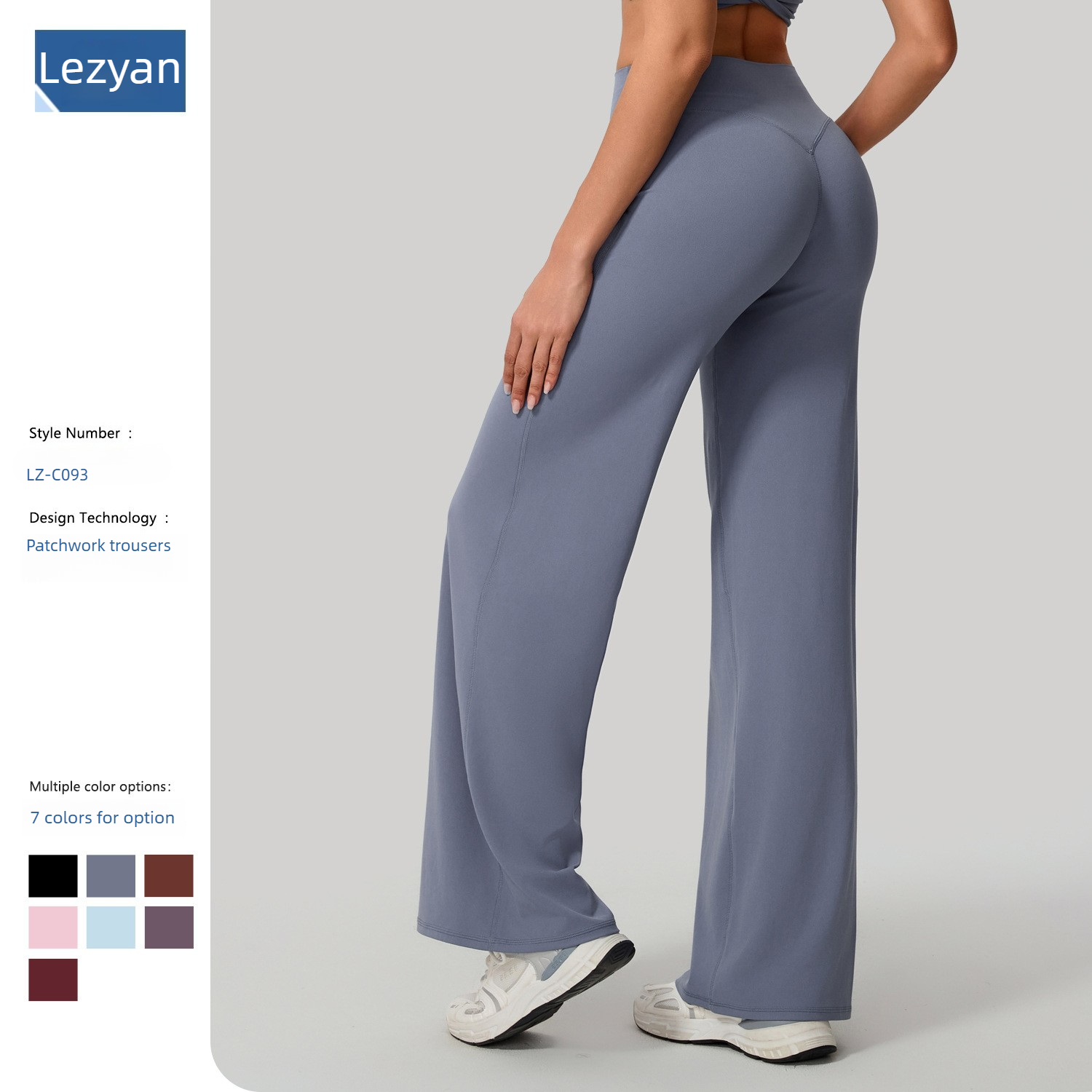 High Waist Leggings - Свободные мягкие брюки Lezyan для йоги