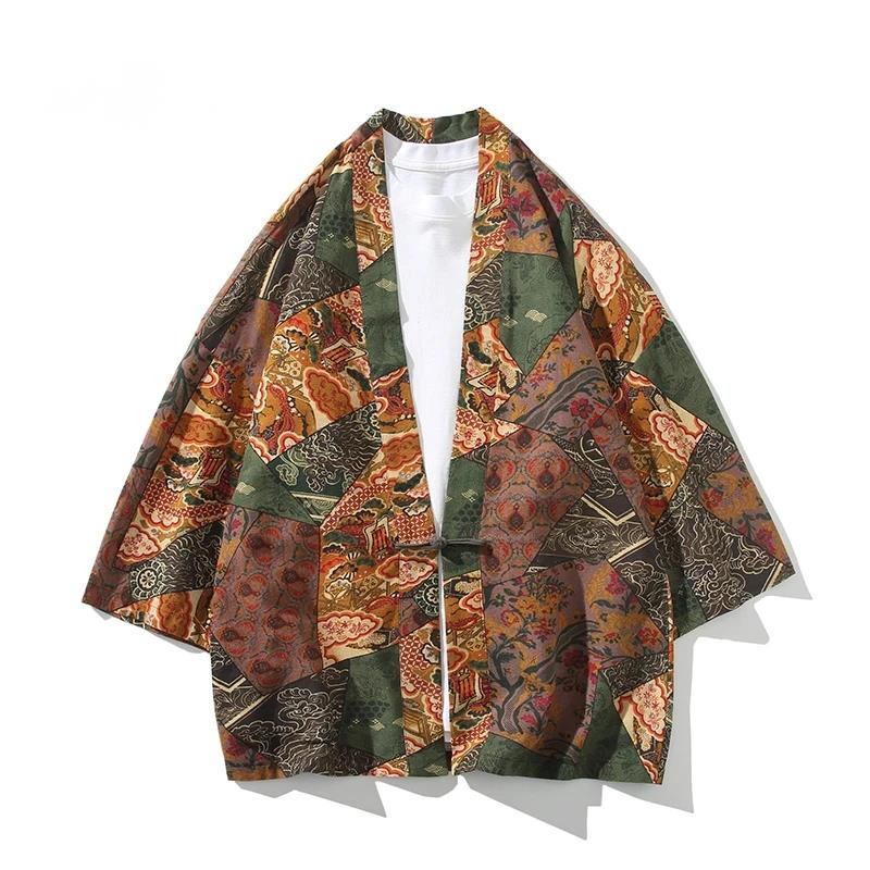 Kimono Cardigan Women - Юката в этническом стиле с принтом