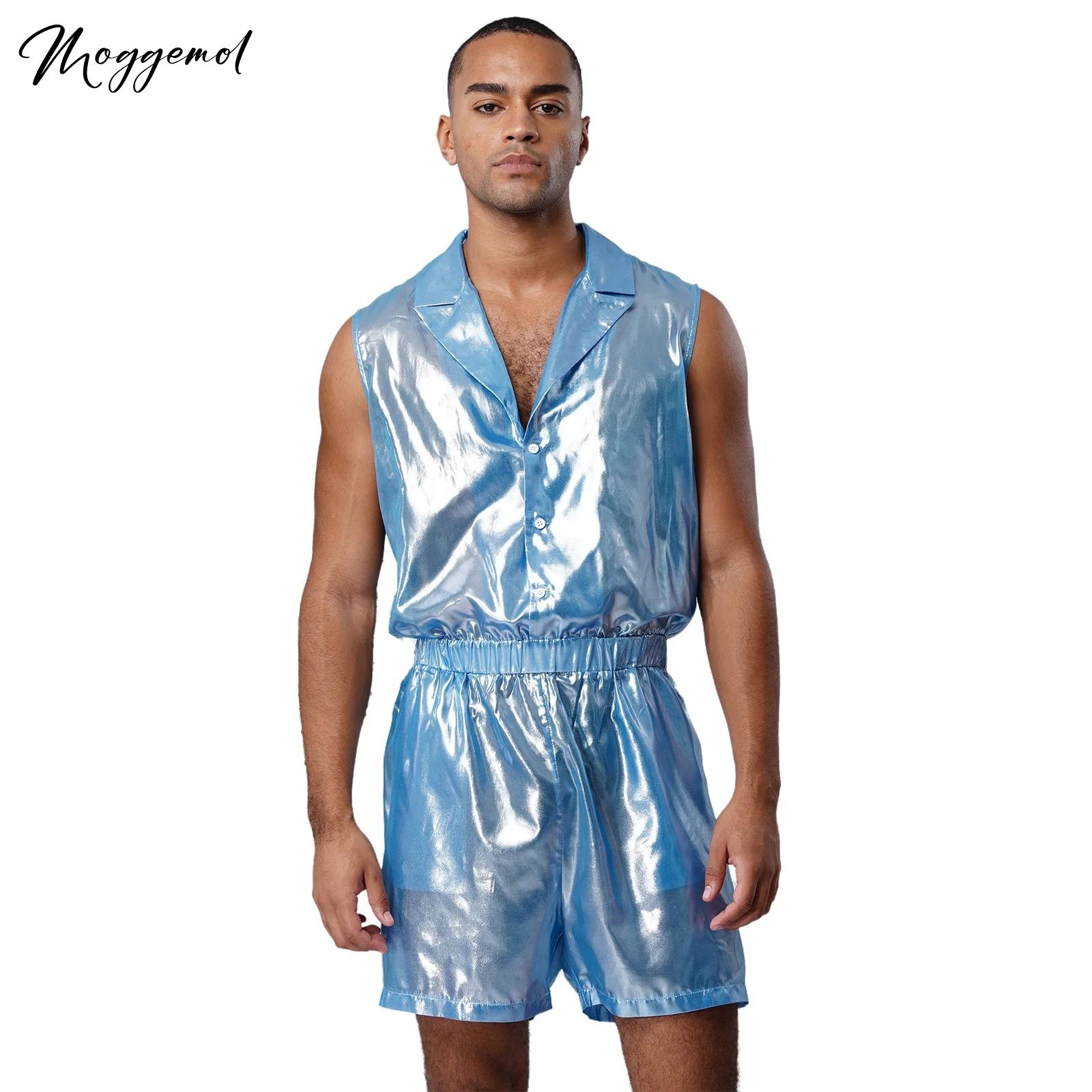 Мужской прозрачный блестящий ш – обзор и цена Sleeveless Jumpsuit