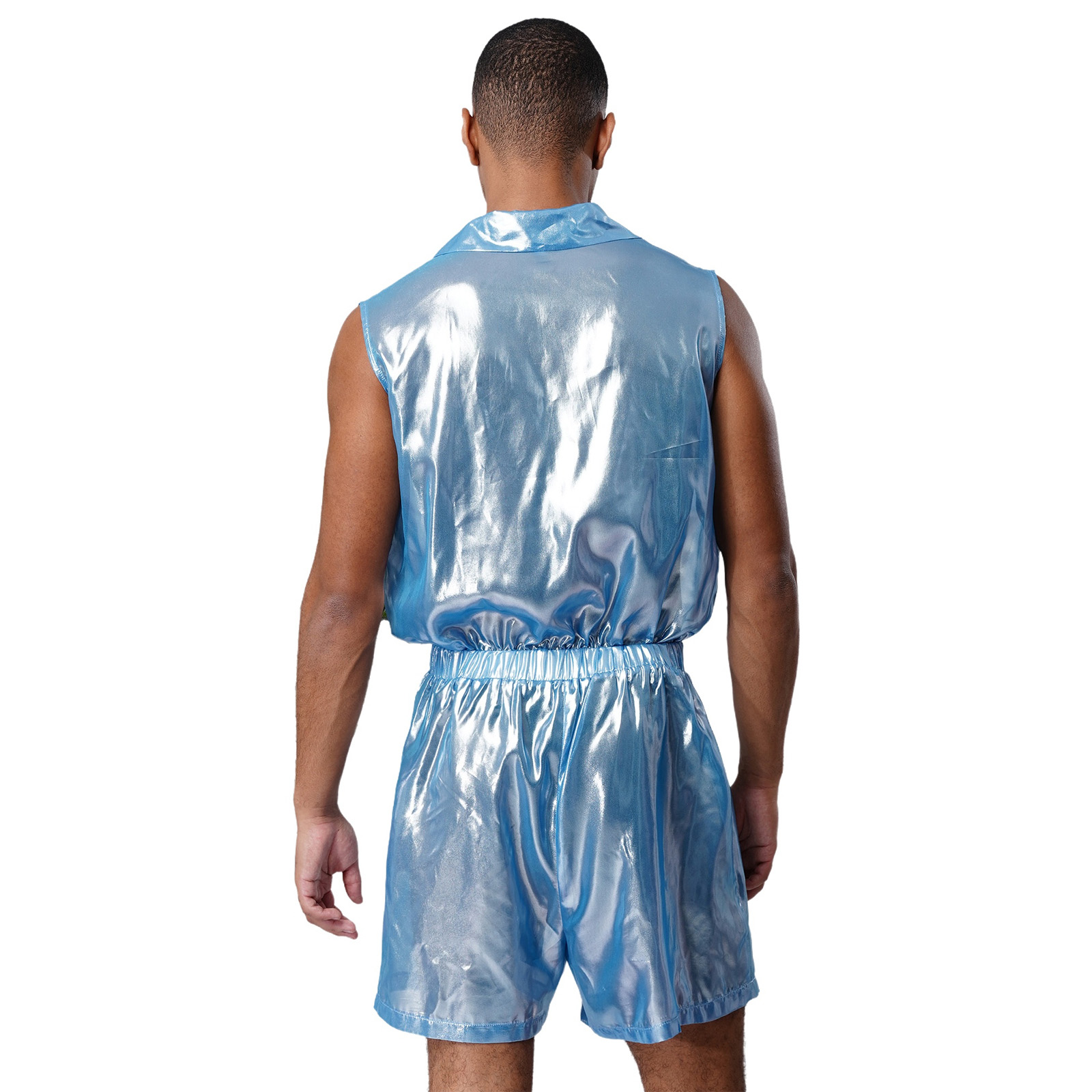 Мужской прозрачный блестящий ш – обзор и цена Sleeveless Jumpsuit