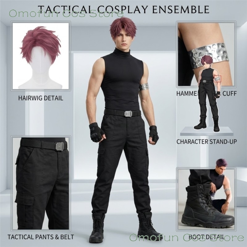 Мужской косплей-топ без рукаво – обзор и цена Sleeveless Jumpsuit
