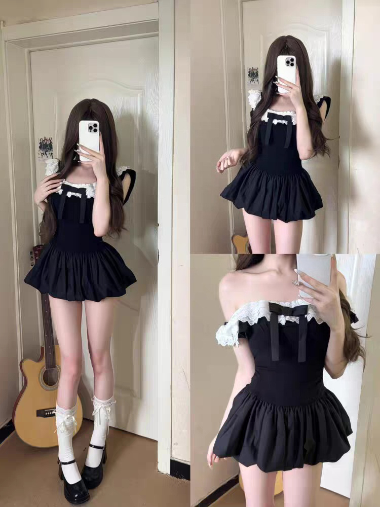 Корейский сексуальный комплект – обзор и цена Ruched Dress Mini