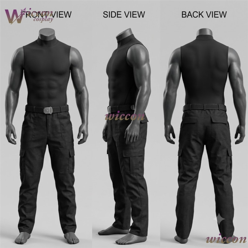 Мужской косплей-костюм: жилет  – обзор и цена Sleeveless Jumpsuit
