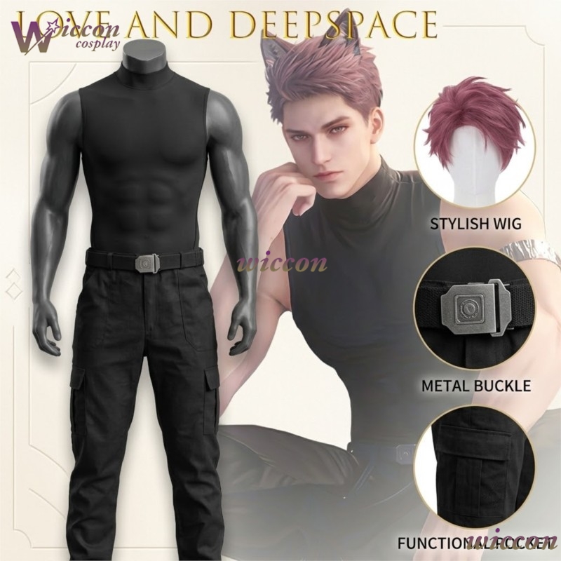 Мужской косплей-костюм: жилет  – обзор и цена Sleeveless Jumpsuit