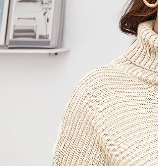 Женское платье-свитер с высоки – обзор и цена Ribbed Knit Sweater