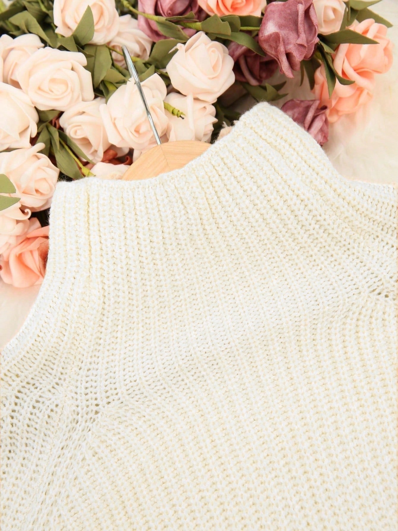 Вязаное платье больших размеро – обзор и цена Ribbed Knit Sweater
