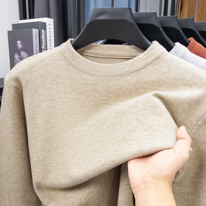 Новый мужской повседневный сви – обзор и цена Ribbed Knit Sweater
