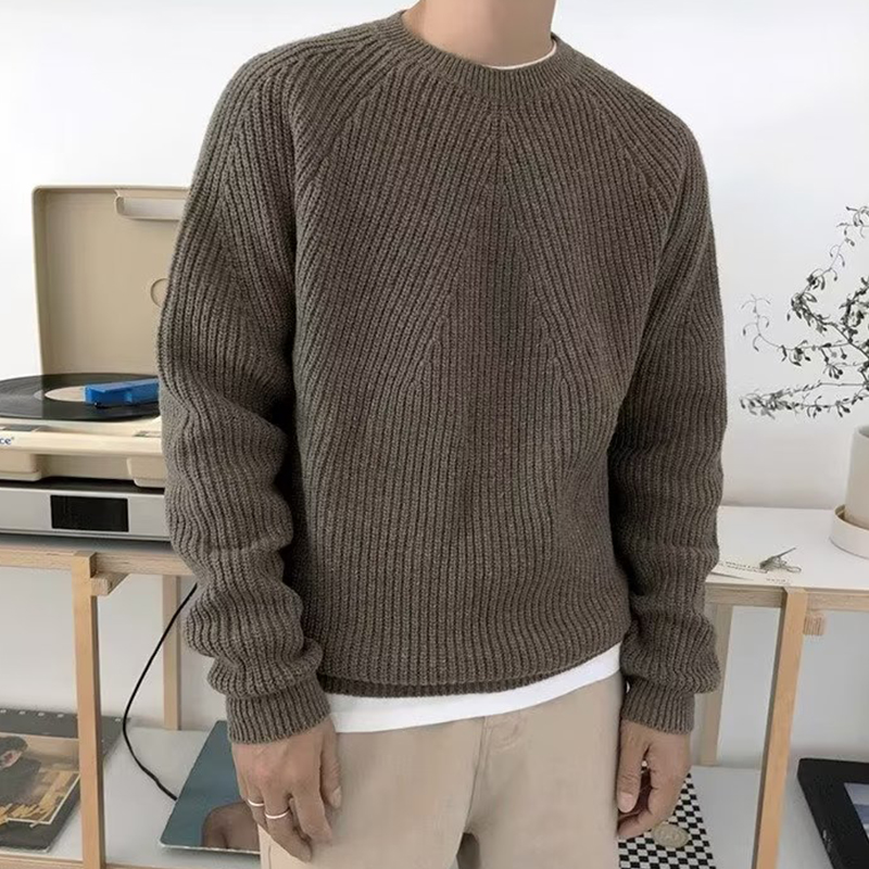 Уличная одежда, модные мужские – обзор и цена Ribbed Knit Sweater