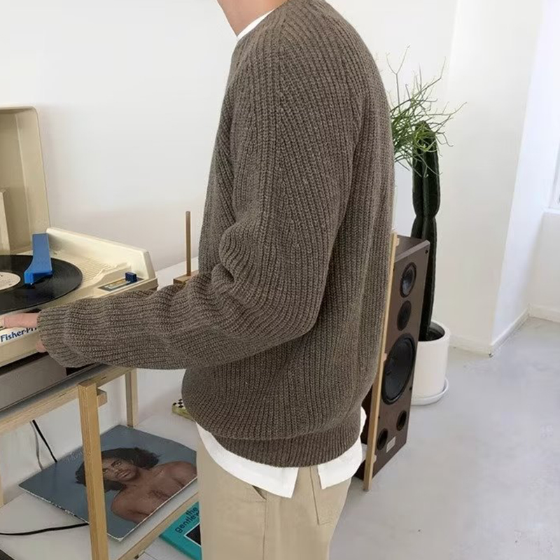 Уличная одежда, модные мужские – обзор и цена Ribbed Knit Sweater