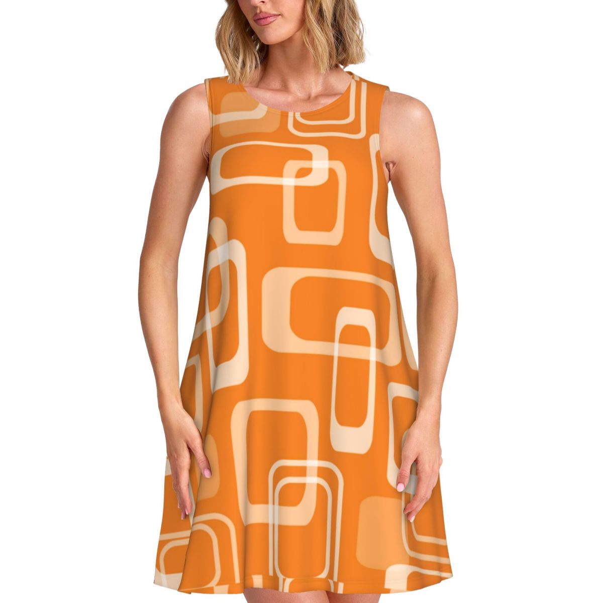 Оранжевое ретро-платье в стиле – обзор и цена Women'S Fashion In The 60S