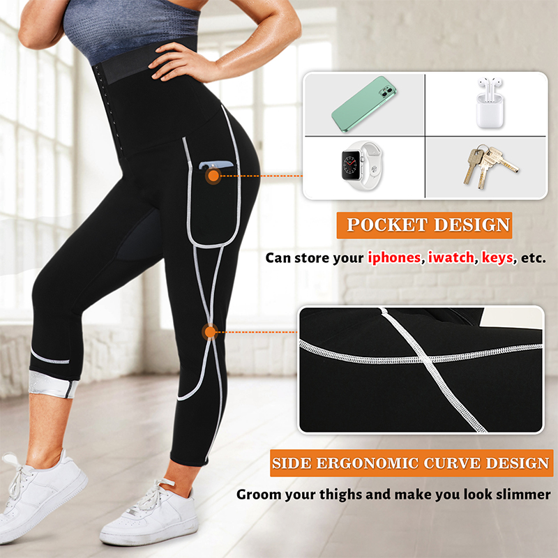 Спортивные штаны для сауны для – обзор и цена High Waist Leggings
