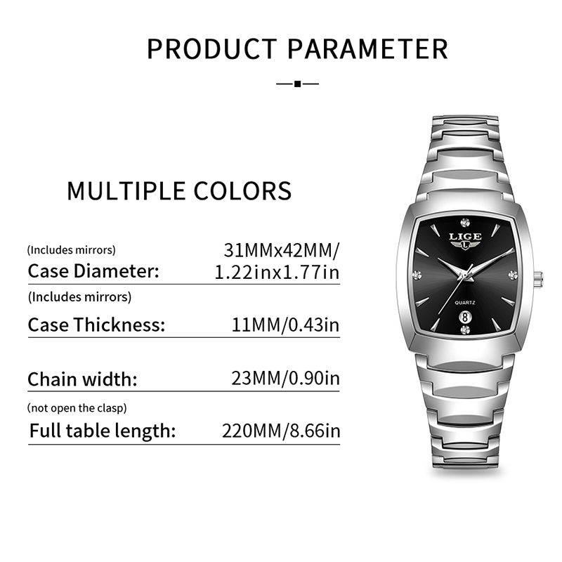 LIGE часы женские деловые роск – обзор и цена Fashion Women Watch