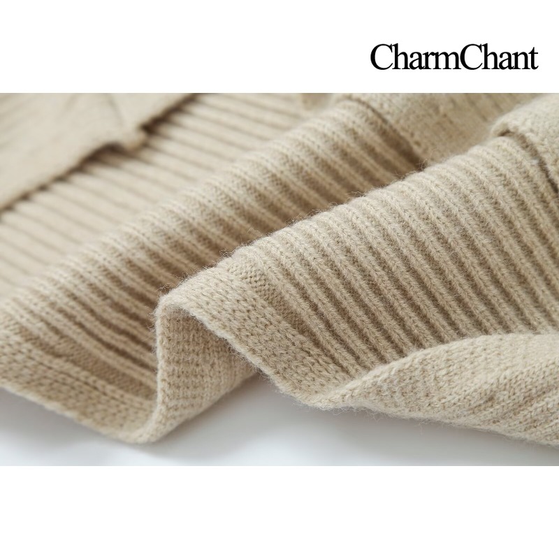 CHARMCHANT Женский комплект из – обзор и цена Ribbed Knit Sweater
