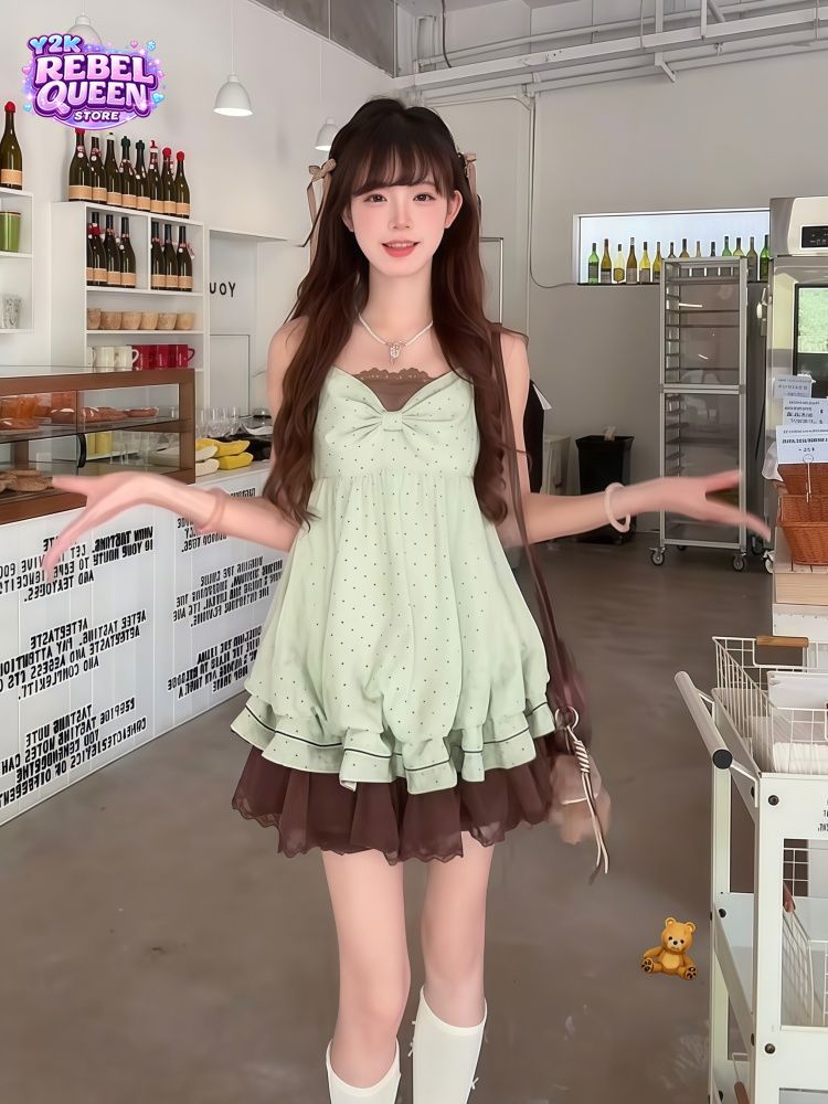 Нежное корейское платье-комбин – обзор и цена Ruched Dress Mini